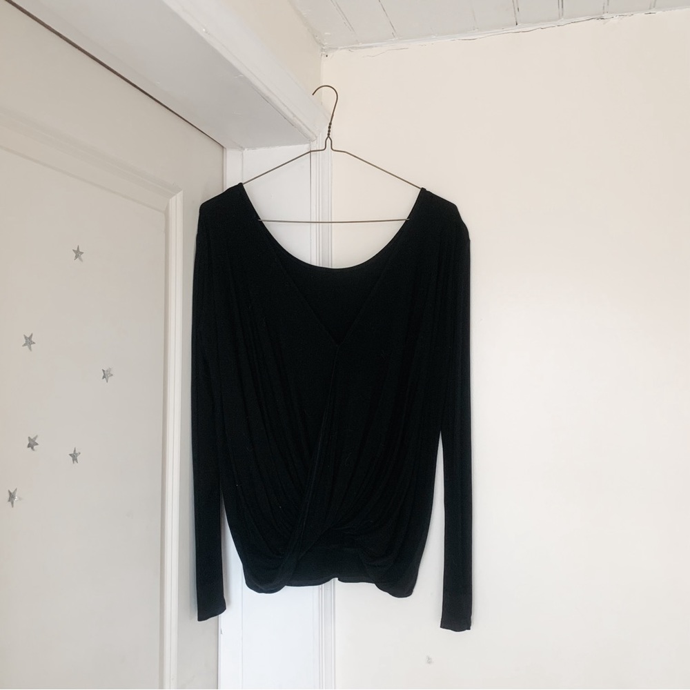 Lulus open back long sleeve top